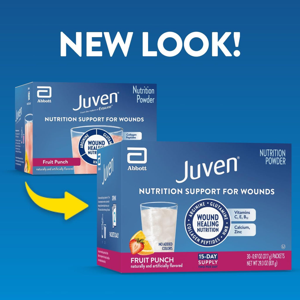 Juven Nutrition Support for Wound Healing, Fruit Punch, 30ct